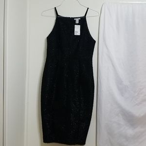 H&M Sparkly Black After 5 EDU Dress